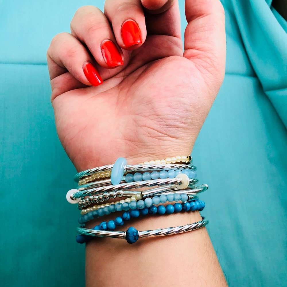 Blue Fugatti Braclets Bangle new